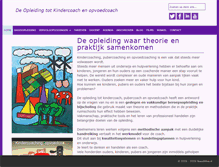 Tablet Screenshot of opleidingtotkindercoach.nl